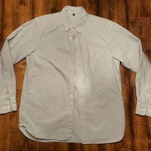 MUJI small baby light blue collared long sleeve